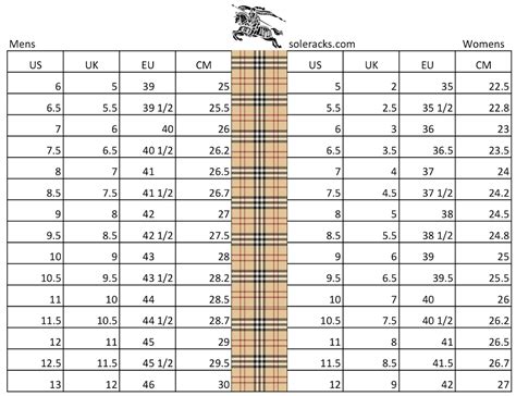 burberry shoe size guide|burberry size 40 in us.